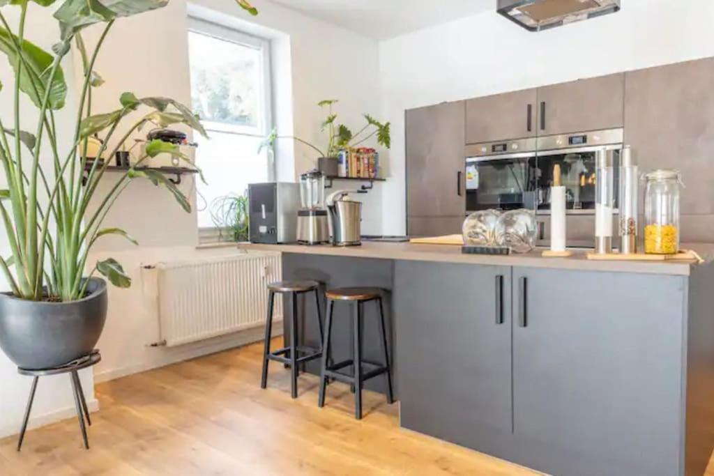 Design Apartment Im Zentrum Von Nienburg! Nienburg  Dış mekan fotoğraf